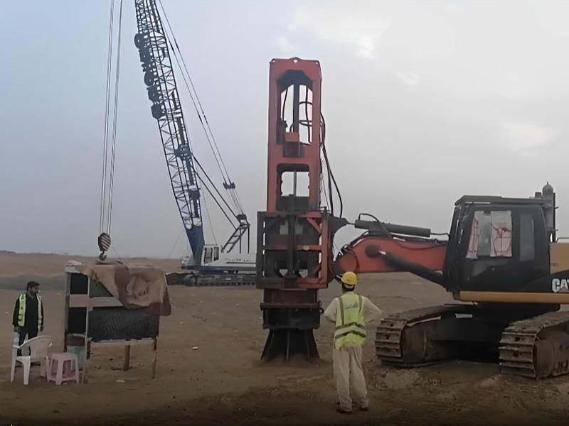 Rapid impact compaction is under construction in Saudi Arabia