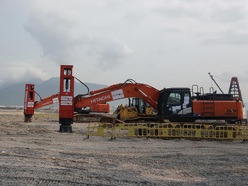 84KJ Rapid Impact Compaction (HC84) at Hong Kong International Airport