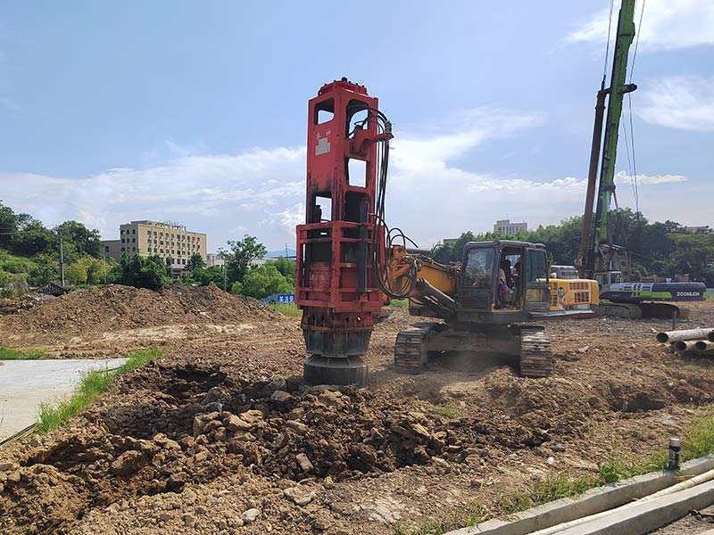 HC180 Rapid Impact Compactor is used in a Nuclear Power Plant