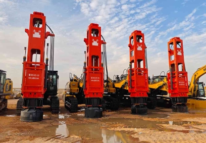 Four units of Rapid Impact Compaction HC150 have been successfully installed and commissioned at a site in Saudi Arabia