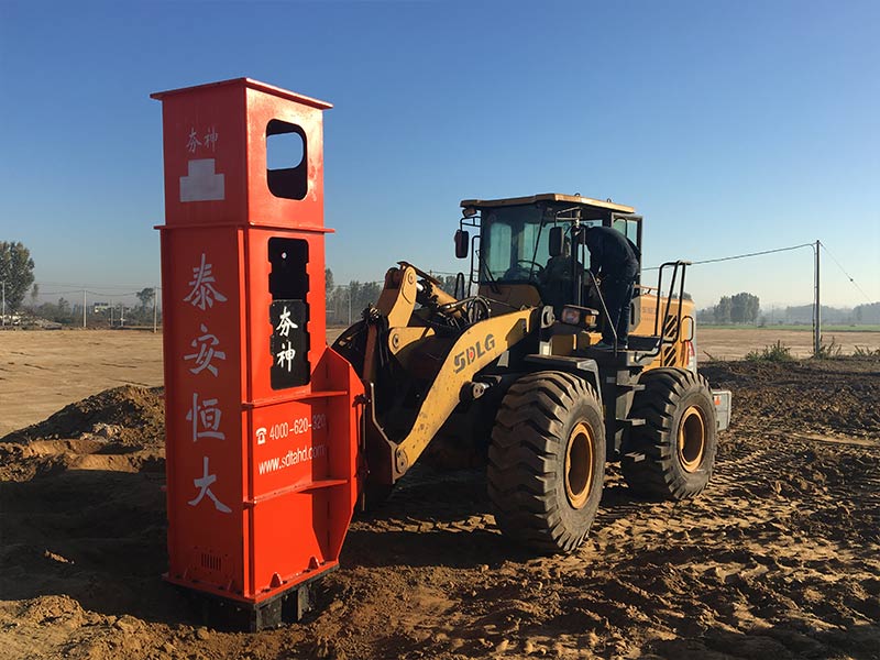 36KJ Rapid impact compactor (under test)