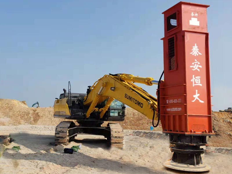 7t rapid impact compactor in Xiamen Airport