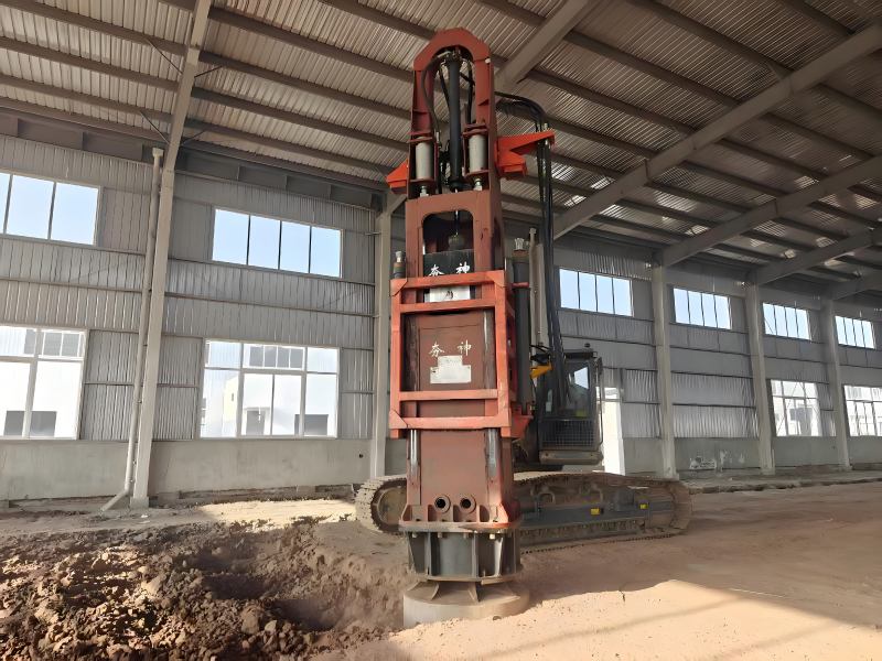 HC240 16-ton Dropweight: On-site Rapid Impact Compaction (RIC) Construction for Factory Foundation Improvement